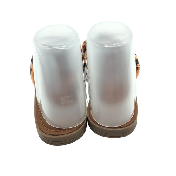 Universal Thread Womens Willow Slide Sandals Fabric Leopard Print Brown Size 8.5 - Picture 3 of 5